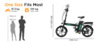 HITWAY BK5SL Electric Bike, 250W Motor E bike, 36V 13Ah Lithium Battery, Range up to 90KM, Foldable Bike Design, APP control - Image 16