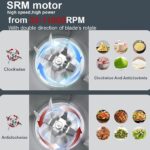 Automatic Cooking Machine - Smart Food Processor with 1500W Power, 2L Capacity, 37-160℃ Temperature Range, 7-Inch TFT Screen, 35-11000 R/min for Boiling and Stir-Frying - Image 4
