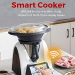 Automatic Cooking Machine - Smart Food Processor with 1500W Power, 2L Capacity, 37-160℃ Temperature Range, 7-Inch TFT Screen, 35-11000 R/min for Boiling and Stir-Frying - Image 2