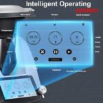 Automatic Cooking Machine - Smart Food Processor with 1500W Power, 2L Capacity, 37-160℃ Temperature Range, 7-Inch TFT Screen, 35-11000 R/min for Boiling and Stir-Frying - Image 3