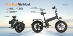 Urlife T5 Electric Bike 1500W E-Bike 48V 13Ah Battery 28MPH 100Mile Range 20X4" Fat Tire Free Shipping Foldable and portable - Image 20