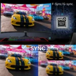 Tiansu monitor 27 inch 144Hz 2 K computer gaming monitor 27 ''monitors for PC 165Hz curved white Full HD 1 Ms monitor - Image 4