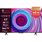TCL 43RC650K 43-inch QLED Pro Television, 4K Ultra HD, Roku TV ，43RC650K - Image 2