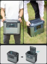 Outdoor Big Size Backup Lifepo4 Battery Emergency Lithium Cell UPS Camping Solar Generator 1500w Portable Power Station - Image 6