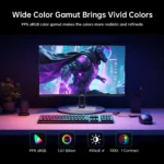 KTC Gaming Monitor 27 Inch | 2K@210Hz (Overlocking) | Built-in Speakers | Fast IPS Panel | 1ms Response Time (MPRT) | 450 cd/㎡ B - Image 6