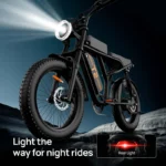 URLIFE T2 Adult 20-inch E-bike All-Terrain Fat Tire E-Mountain Bike 250W 48V 15.6Ah Battery Electric Bicycle - Image 16