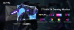KTC Gaming Monitor 27 Inch | 2K@210Hz (Overlocking) | Built-in Speakers | Fast IPS Panel | 1ms Response Time (MPRT) | 450 cd/㎡ B - Image 7