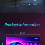 Tiansu monitor 27 inch 144Hz 2 K computer gaming monitor 27 ''monitors for PC 165Hz curved white Full HD 1 Ms monitor - Image 18