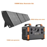 Portable generator solar system with UPS AC 1200 watts portable solar power station outdoor camping emergency power supply - Image 7