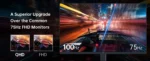 KTC 27 Inch Monitor 1440P, QHD 2K@100Hz IPS PC Monitor, Ultra Thin Bazels, Anti-Blue Light, HDR10, 116% sRGB, 95% DCI-P3, 300 Ni - Image 10