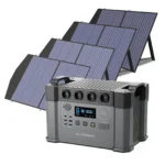 ALLPOWERS S2000 Pro Outdoor Generator 2400W MPPT Portable Power Station with 4X100W  Folable Solar Panels for RV Camping, Home - Image 9
