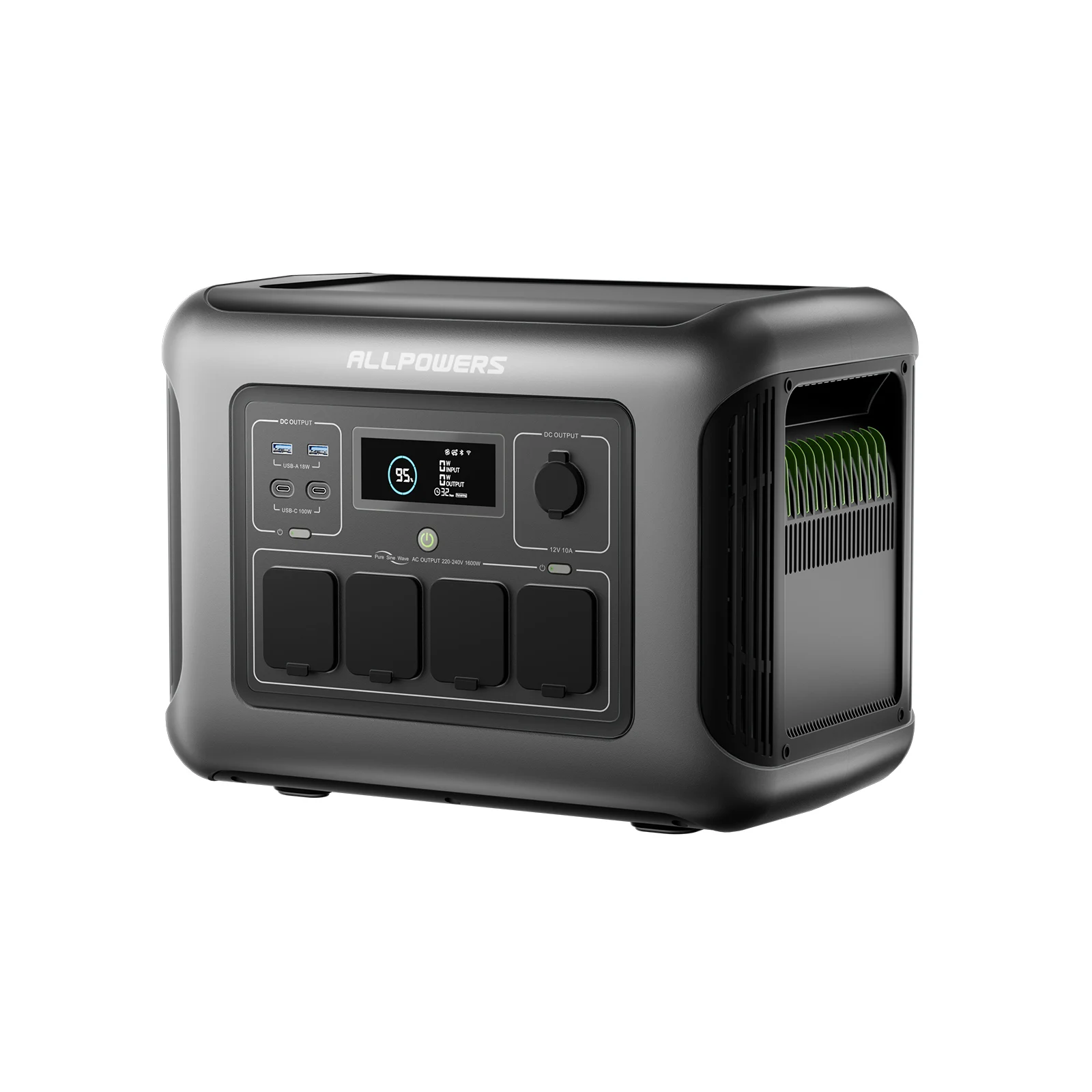 S97ae49f20ed745509478adbd86ca1daa3-3.webp ALLPOWERS R1500 LITE Portable Power Station 1056Wh LiFePO4 Battery 1600W (3200W peak) AC Output Solar Generator for Camping RV - Image 1