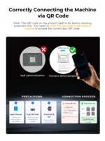 OUKITEL P2001E PLUS Portable Power Station, 2400W 2048Wh Lithium Iron Phosphate Battery Solar Generator, Bluetooth/WIFI Control, 4800W Peak Pure Sine Wave UPS, 1800W Fast Charging, 3500 + Cycle Life, outdoor Camping, RV, Emergency Home Backup Power - Image 19