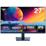 KTC 27 Inch Monitor 1440P, QHD 2K@100Hz IPS PC Monitor, Ultra Thin Bazels, Anti-Blue Light, HDR10, 116% sRGB, 95% DCI-P3, 300 Ni
