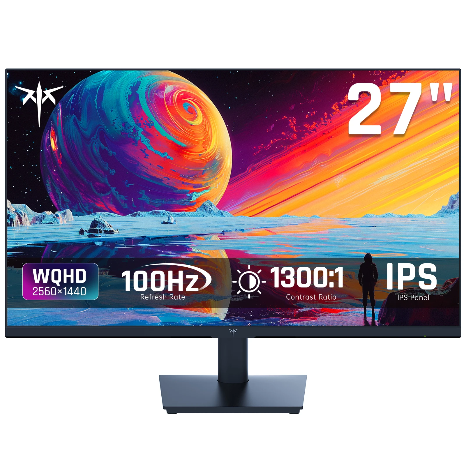 S9c1d2548b1404d63bfaa5da5aba0fd9cf.webp KTC 27 Inch Monitor 1440P, QHD 2K@100Hz IPS PC Monitor, Ultra Thin Bazels, Anti-Blue Light, HDR10, 116% sRGB, 95% DCI-P3, 300 Ni - Image 1
