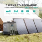 ALLPOWERS R4000 LiFePO4 Battery, 3600Wh Power Station 4000W Portable Generator, Expandable Battery for Power Outage, Travel，UPS - Image 3