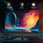 KTC 27 Inch Monitor 1440P, QHD 2K@100Hz IPS PC Monitor, Ultra Thin Bazels, Anti-Blue Light, HDR10, 116% sRGB, 95% DCI-P3, 300 Ni - Image 3