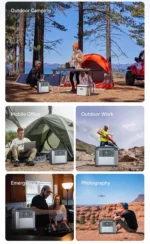 Outdoor Big Size Backup Lifepo4 Battery Emergency Lithium Cell UPS Camping Solar Generator 1500w Portable Power Station - Image 11