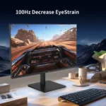 KTC 27 Inch Monitor 1440P, QHD 2K@100Hz IPS PC Monitor, Ultra Thin Bazels, Anti-Blue Light, HDR10, 116% sRGB, 95% DCI-P3, 300 Ni - Image 4