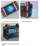 Portable generator solar system with UPS AC 1200 watts portable solar power station outdoor camping emergency power supply - Image 8