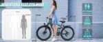 Aairsk GT900 Ebike 250W Motor 36V13AH Battery Electric Bicycle Mountain 26''Off-road Full Suspension Adult Electric Bike - Image 15