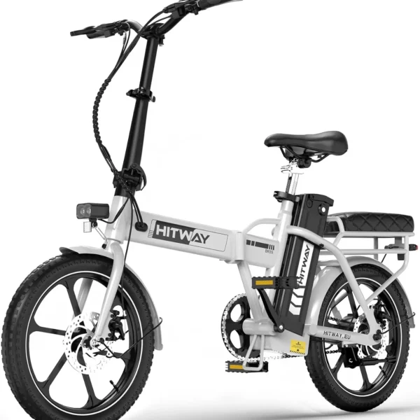 HITWAY BK5SL Electric Bike, 250W Motor E bike, 36V 13Ah Lithium Battery, Range up to 90KM, Foldable Bike Design, APP control
