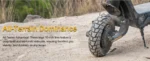 Dual 1000W Black Electric Scooter 50km/h High Speed 70KM Long Range 10" Off-Road Tire Foldable E-Mountain Scooter 48V 18.2AH APP - Image 13