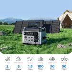 OUKITEL P2001E PLUS Portable Power Station, 2400W 2048Wh Lithium Iron Phosphate Battery Solar Generator, Bluetooth/WIFI Control, 4800W Peak Pure Sine Wave UPS, 1800W Fast Charging, 3500 + Cycle Life, outdoor Camping, RV, Emergency Home Backup Power - Image 10