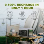 ALLPOWERS R600 Portable Powerstation with Solarpanel (Optional)，299Wh 600W LiFePO4 Battery for Home Backup Outdoors Camping RV - Image 4