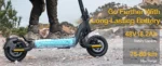 Dual 1000W Black Electric Scooter 50km/h High Speed 70KM Long Range 10" Off-Road Tire Foldable E-Mountain Scooter 48V 18.2AH APP - Image 12