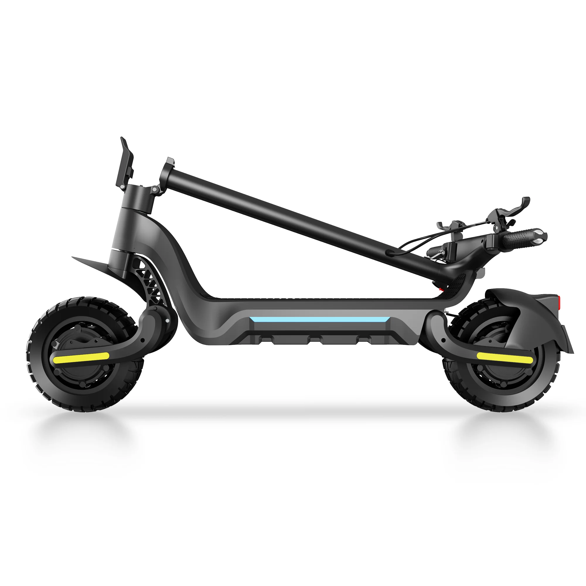 Sea08a390e6684514a0da94aff6cc5e3f2.webp Dual 1000W Black Electric Scooter 50km/h High Speed 70KM Long Range 10" Off-Road Tire Foldable E-Mountain Scooter 48V 18.2AH APP - Image 1