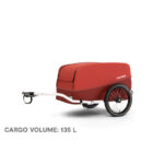 Croozer Cargo Pakko – 45 kg Bike Cargo Trailer – 135L Capacity