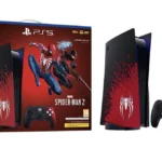 Sony PS5 Blu-Ray Edition Console Spider-Man 2 Limited Edition Bundle - Red/Black